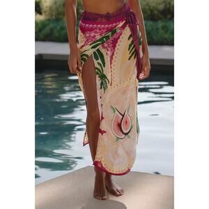 Agua Bendita Zinna Thamar Pareo Cover Up One Size NWT